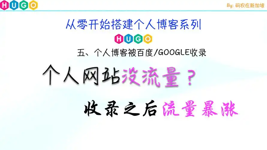 新手做博客，如何让搜索引擎快速收录你的文章？