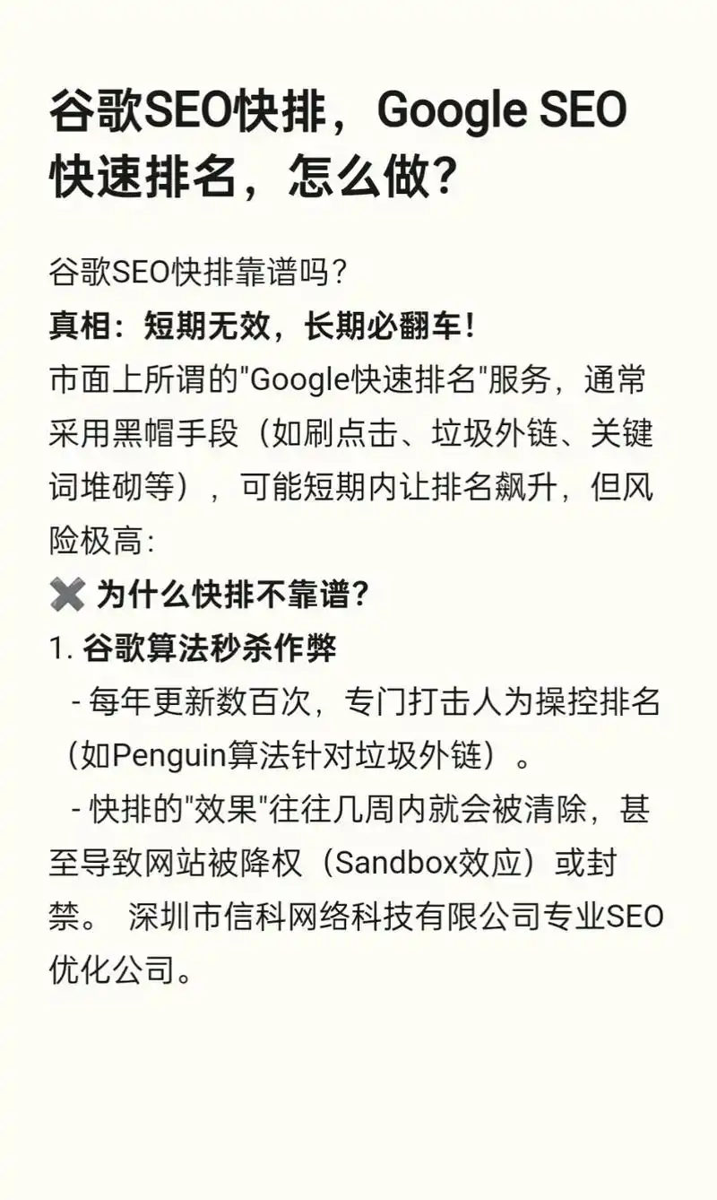 谷歌外贸SEO快速排名究竟靠不靠谱，怎么判断自己网站是否具备条件？