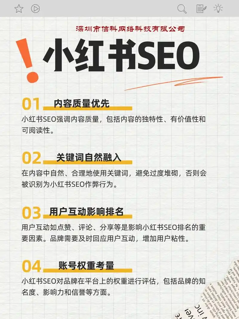 小红书网站SEO具体要怎么做策划？