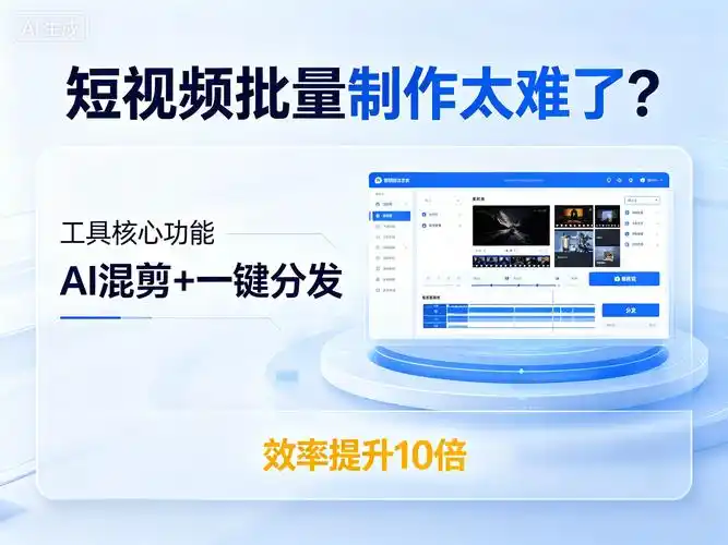 爆款视频如何批量生成？混剪软件真能提升流量？