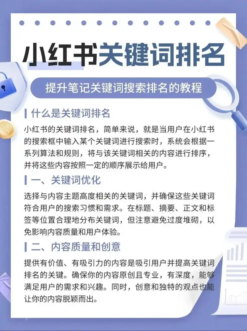 如何在小红书用关键词提升曝光？搜索排名靠前需要几步？