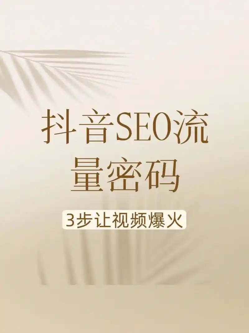 珠海抖音seo新手入门需要做什么准备？ 如何开始才能看到效果？