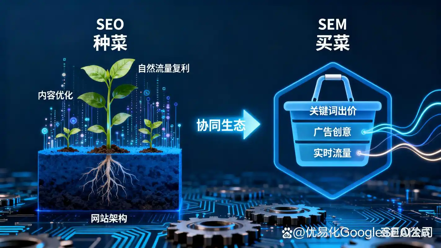 SEO和SEM哪个更适合网站优化？ 它们如何配合使用更有效？